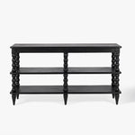 Spindle Wide Bookcase CH-1004376 front view 