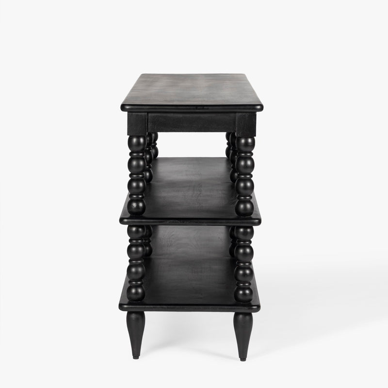 Co.House Designs Spindle Wide Bookcase side view 