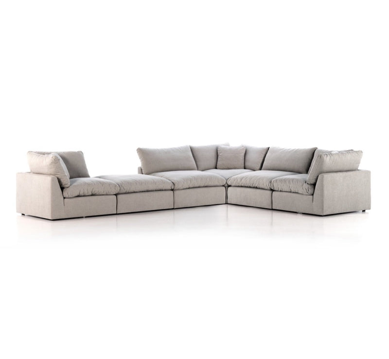 Four Hands Stevie 5-Piece Sectional angled view