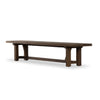 Stewart Outdoor Dining Bench Angled View 233614-001
