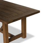 Stewart Outdoor Dining Table Top Slats Four Hands