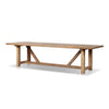 Four Hands Stewart Outdoor Dining Table angled view 
