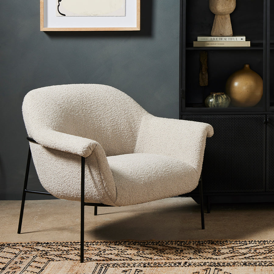 Four Hands Suerte Chair - Knoll Sand