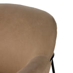 Four Hands Suerte Chair Palermo Nude Top Grain Leather Backrest