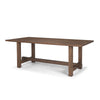 Mercana Suke Dining Table Medium Brown Angled View 70873-AB