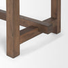 Mercana Suke Dining Table Medium Brown Trestle Base