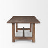 Mercana Suke Dining Table Medium Brown Side View