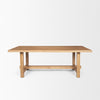 Mercana Suke Dining Table Natural Wood Front Facing View 70872-AB