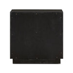 Suki Nightstand Burnished Black Back View Four Hands