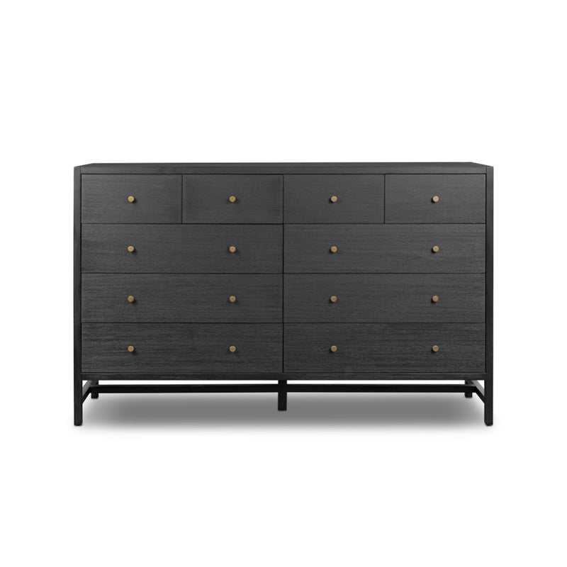 black 10 drawer dresser Four Hands Sullivan in Acacia Veneer Size:Petite Small the open Valentine's Day Dresses Fairy Shimmer Purple Ruffle