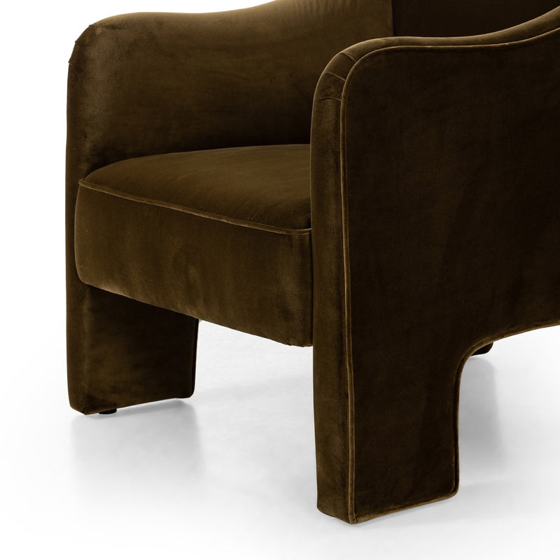 Sully Velvet Accent Chair Surrey Moss 238393-001