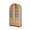 Mercana Suri Cabinet Light Brown Angled View 70825