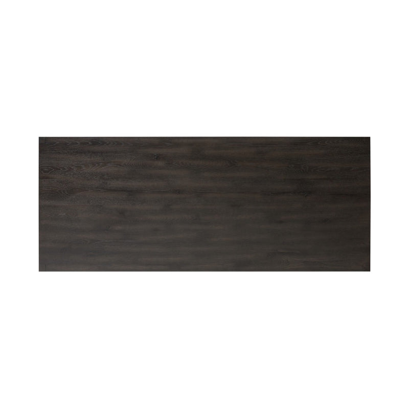 Four Hands Suspension Desk Smoked Black Veneer Top View