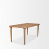 Mercana Suvan Dining 72" Table Light Brown Angled View