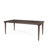 Mercana Suvan 84" Dining Table Dark Brown Angled View 70871-AB