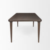 Mercana Suvan 84" Dining Table Dark Brown Side View 70871-AB