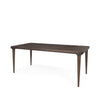 Mercana Suvan 72" Dining Table Dark Brown Angled View 70881-AB