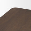 Mercana Suvan 72" Dining Table Dark Brown Mango Wood Tabletop