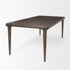 Mercana Suvan 72" Dining Table Dark Brown Angled View 70881-AB