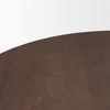 Mercana Swanson Dining Table Dark Brown Round Tabletop 70830-AB