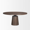 Mercana Swanson Dining Table Dark Brown Side View 70830-AB