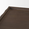 Mercana Swanson Sideboard Dark Brown Scalloped Edge