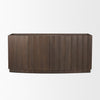 Mercana Swanson Sideboard Dark Brown Front Facing View