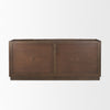Mercana Swanson Sideboard Dark Brown Back View