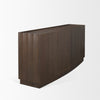 Mercana Swanson Sideboard Dark Brown Angled View