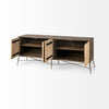 Swordfish Sideboard 67116 angled open door view 