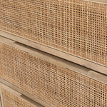 Sydney 6 Drawer Dresser Natural Cane Texture 224923-002
