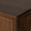 Sydney 6 Drawer Dresser Brown Wash Cane Texture 224923-003