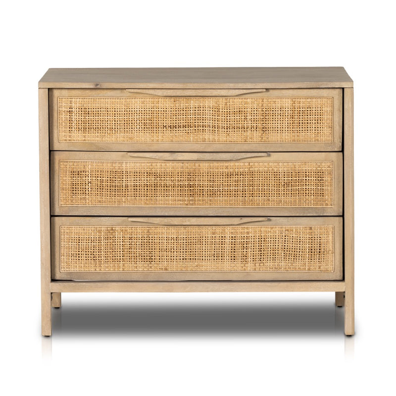 Four Hands Sydney Large Nightstand Natural Mango Front Facing View