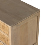 Sydney Large Nightstand Natural Mango Top Right Corner Detail 234927-001
