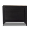 Four Hands Sydney Large Nightstand Black Wash Mango Back View