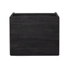 Four Hands Sydney Nightstand Black Wash Left Facing Top View