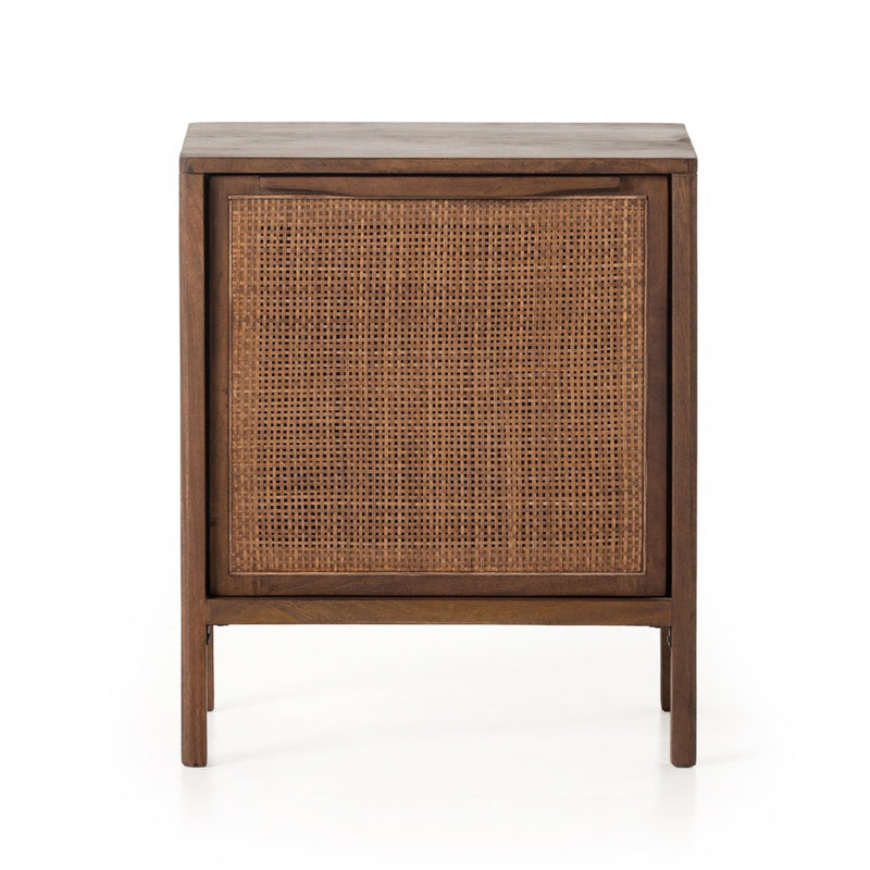 Sydney Nightstand Brown Wash Front Facing View 106689-003

