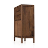 Sydney Tall Dresser Brown Wash Angled View 106690-007
