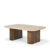 Symona Rectangle Coffee Table 70880-AB angled view