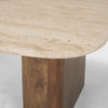 Mercana Symona Rectangle Coffee Table leg and top view 