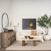 Mercana  Symona Rectangle Coffee Table staged view 