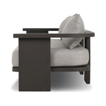 Tahana Outdoor Metal Sofa 96" 248232-001 side view 