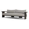 Four Hands Tahana Outdoor Metal Sofa 96" angled view 