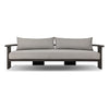 Four Hands Tahana Outdoor Metal Sofa 96" front view 