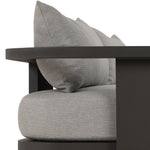 Tahana Outdoor Metal Sofa 96" 248232-001 side seat and back cushions