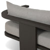 Tahana Outdoor Metal Sofa 96" 248232-001 long back pillow 