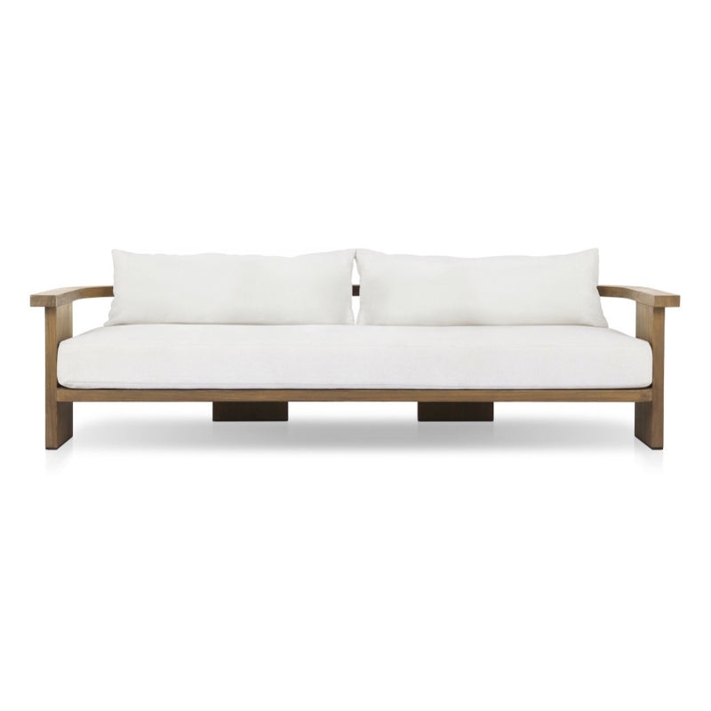 Four Hands Tahana Outdoor Sofa 96" front view 
