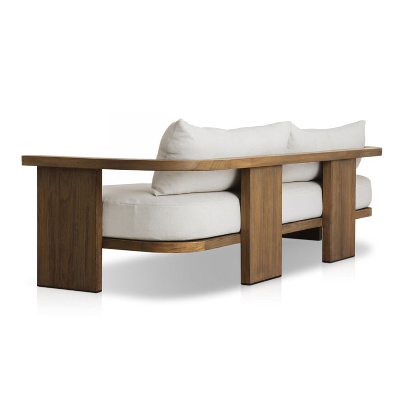 Tahana Outdoor Sofa 96" 241001-001 angled back view 