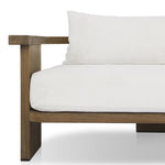 Four Hands Tahana Outdoor Sofa 96" half front view 