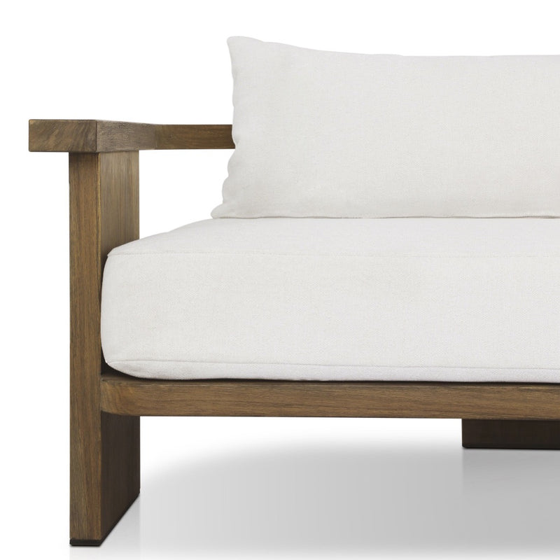 Four Hands Tahana Outdoor Sofa 96" half front view 